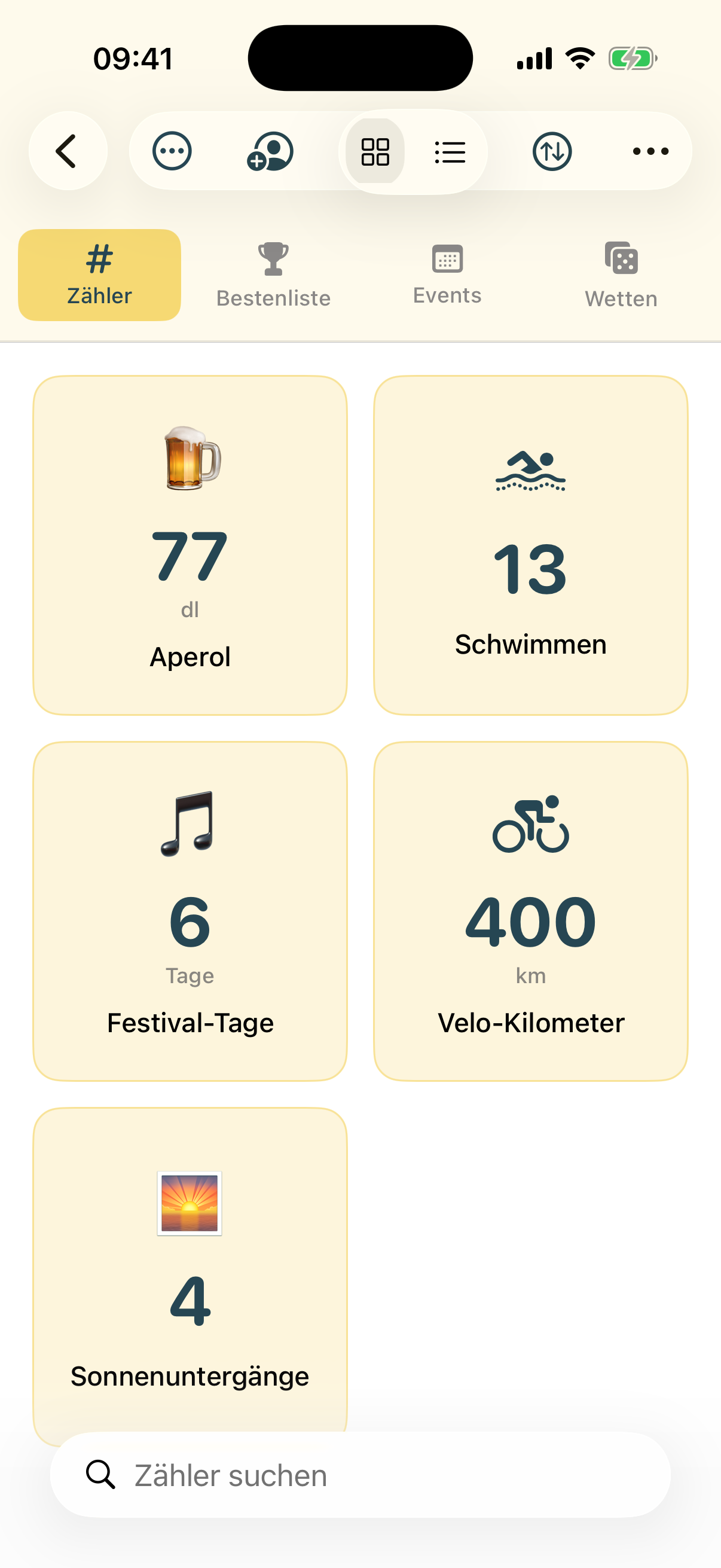 Zähler-Grid